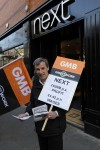 Swindon GMB Protest NEXT